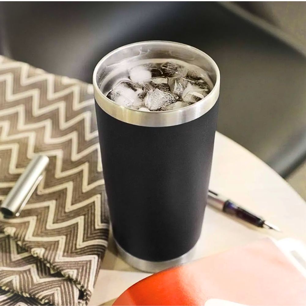Foto 4 pulgar | Vaso Térmico De Acero Inoxidable De Doble Pared De 500 Ml Con Suave Aislamiento Negro