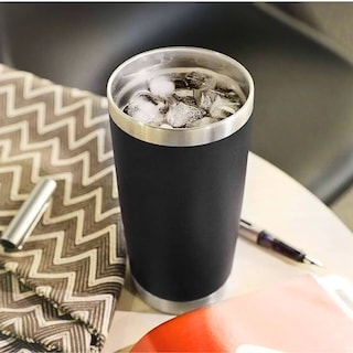 Foto 3 | Vaso Térmico De Acero Inoxidable De Doble Pared De 500 Ml Con Suave Aislamiento Negro