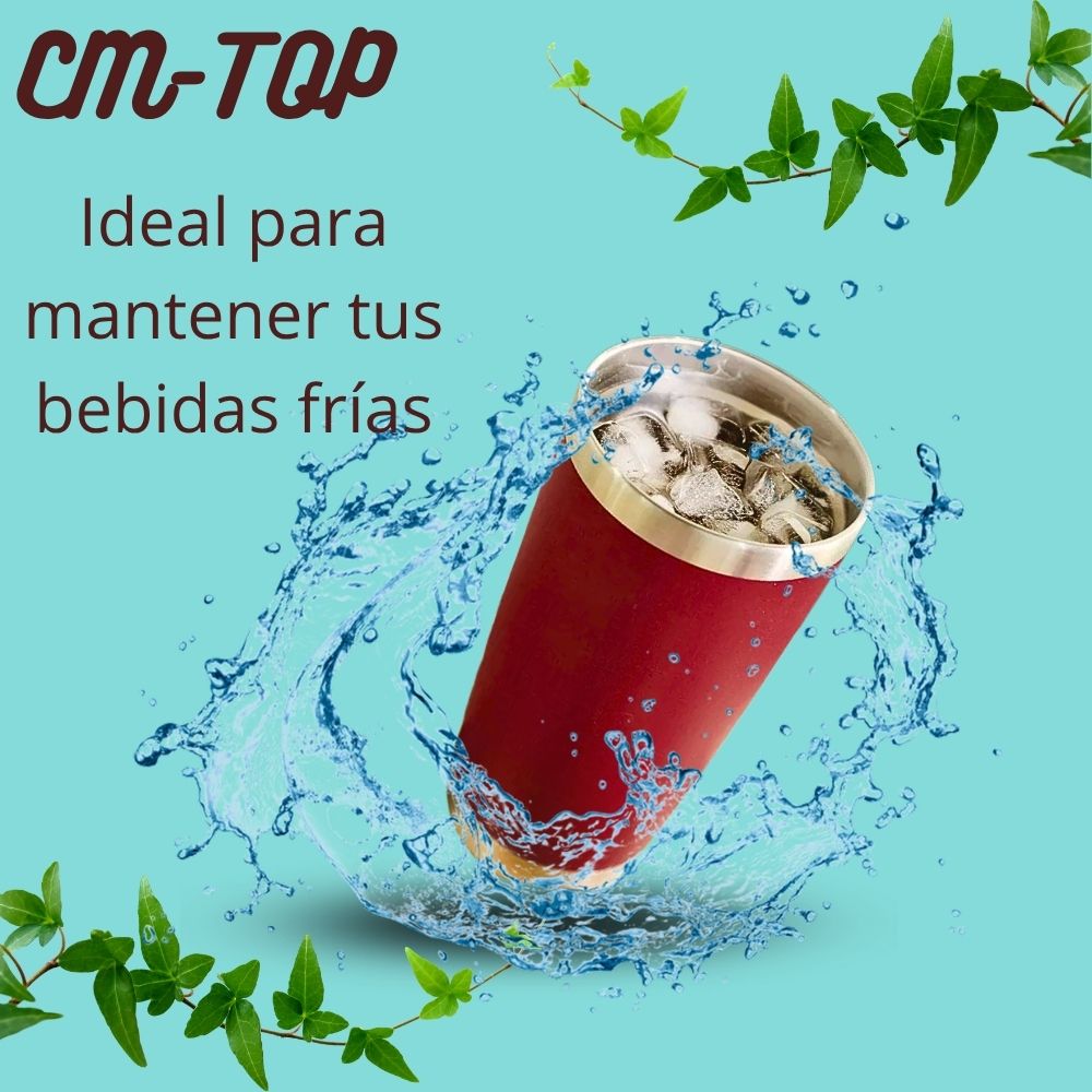 Foto 5 pulgar | Vaso Térmico De Acero Inoxidable De Doble Pared De 500 Ml Con Suave Aislamiento Negro