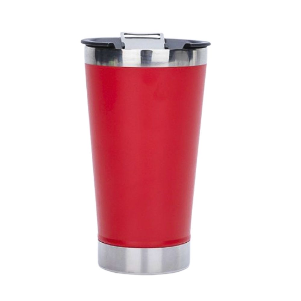 Foto 1 | Vaso Térmico De Acero Inoxidable De Doble Pared De 500 Ml Con Suave Aislamiento Vino Rojo