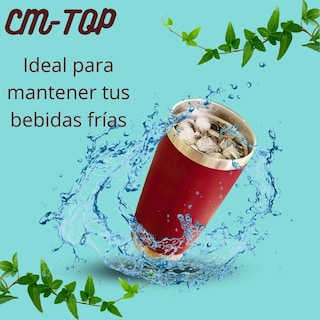 Foto 2 | Vaso Térmico De Acero Inoxidable De Doble Pared De 500 Ml Con Suave Aislamiento Vino Rojo