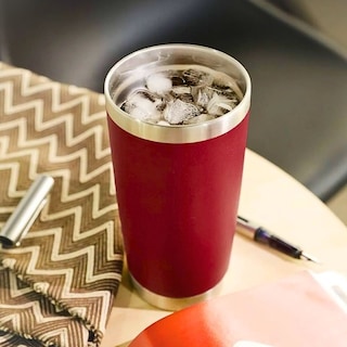 Foto 3 | Vaso Térmico De Acero Inoxidable De Doble Pared De 500 Ml Con Suave Aislamiento Vino Rojo