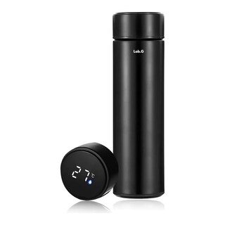 Foto 2 | Termo Digital Inteligente De Acero Inoxidable 500ml Lab.g Negro