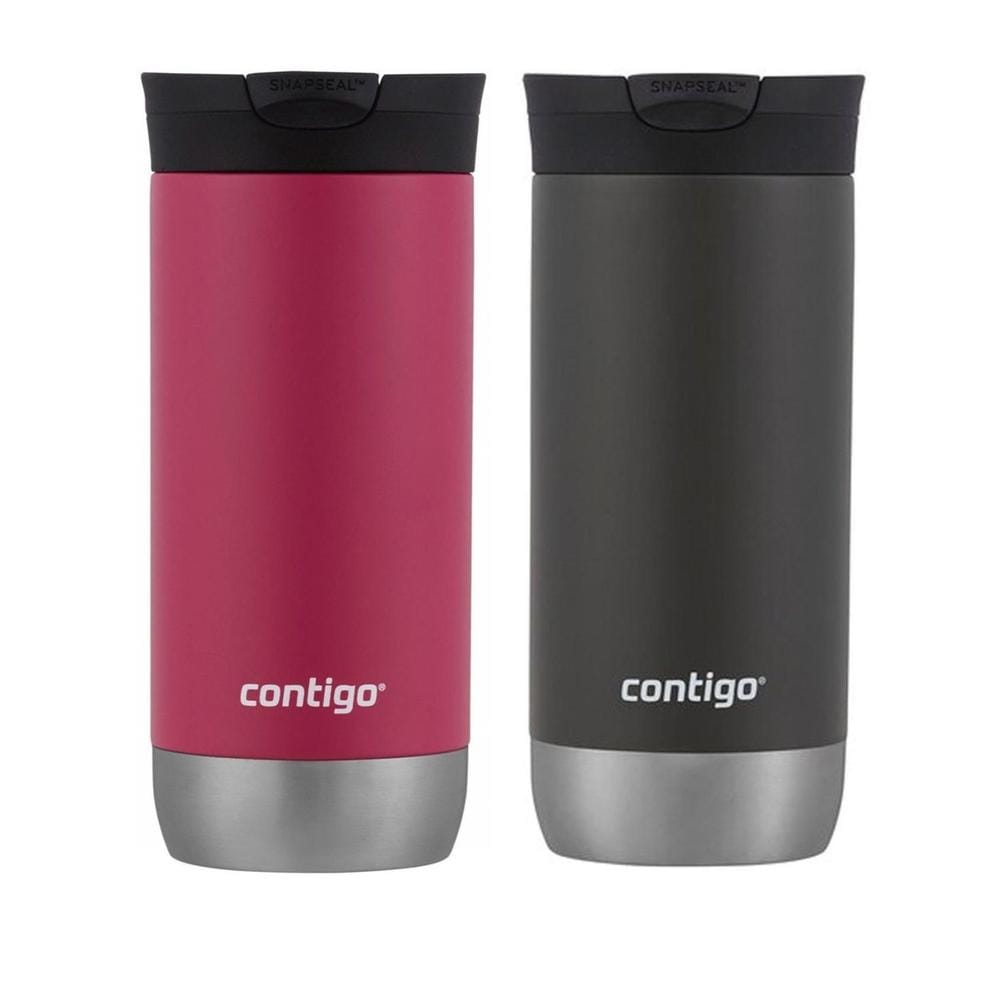 2 Termos Contigo Acero Inoxidable 473ml 16oz Café Y Agua $922