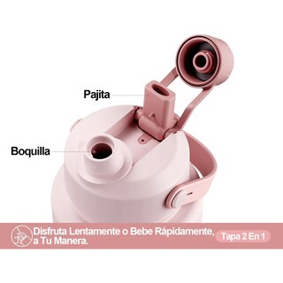 Foto 2 | Taza Térmica 40oz Con Pajita Eo Safe Imports Esi-20149 Coral