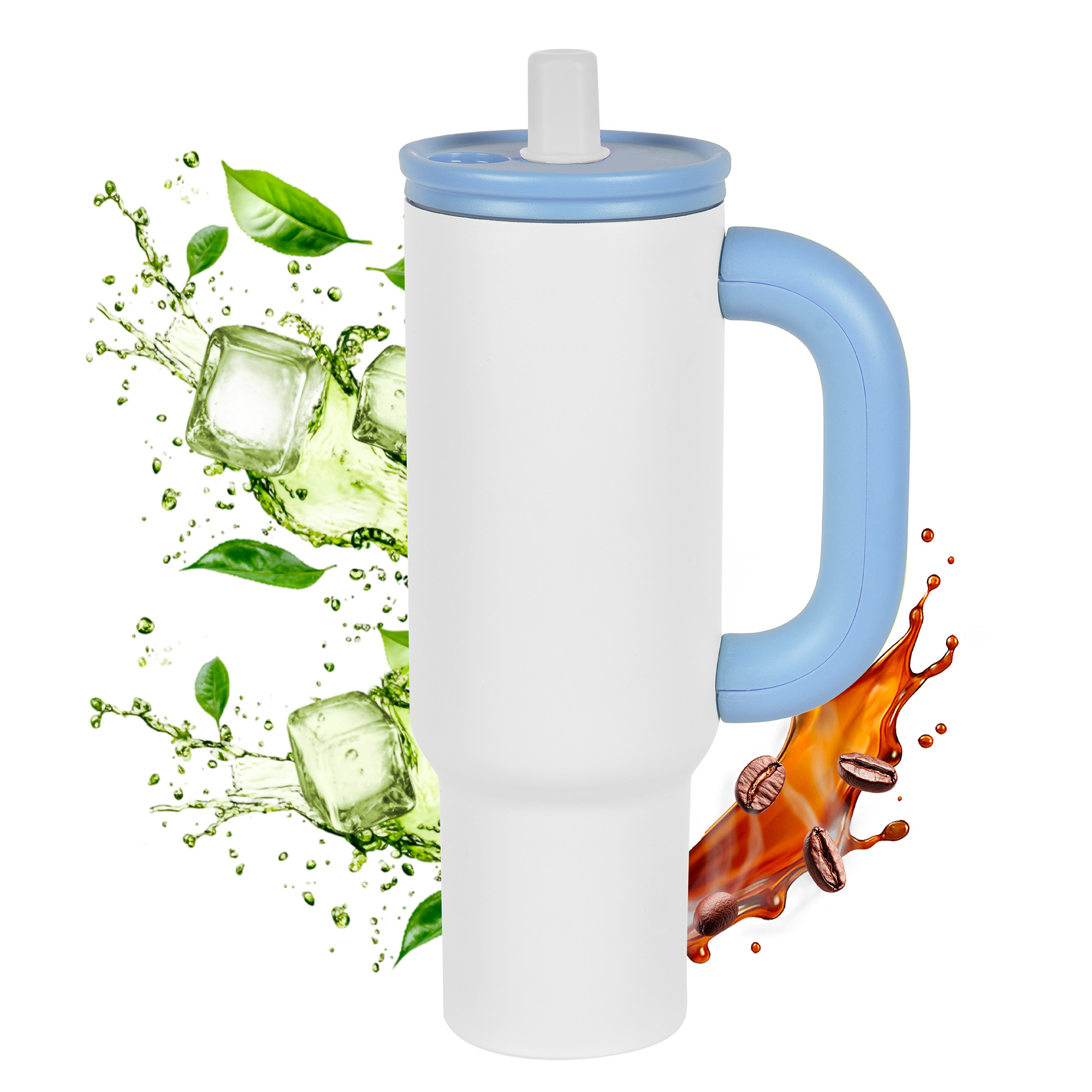Foto 2 pulgar | Magma Life Termo Flip 40 Oz De Acero Inoxidable  Doble Pared  Antiderrame  Blanco