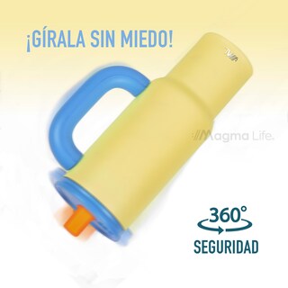 Foto 6 | Magma Life Termo Flip 40 Oz De Acero Inoxidable Doble Pared Antiderrame Amarillo