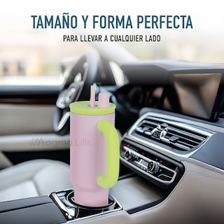 Foto 3 | Magma Life Termo Flip 40 Oz De Acero Inoxidable Doble Pared Antiderrame Rosa