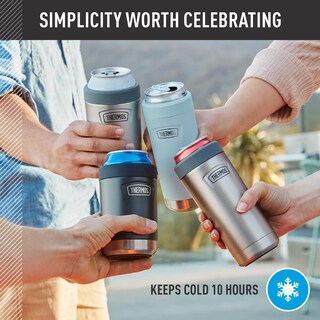 Foto 4 | Aislador Para Latas De Bebidas Thermos Icon Series 350 Ml De Acero Inoxidable - Venta Internacional.