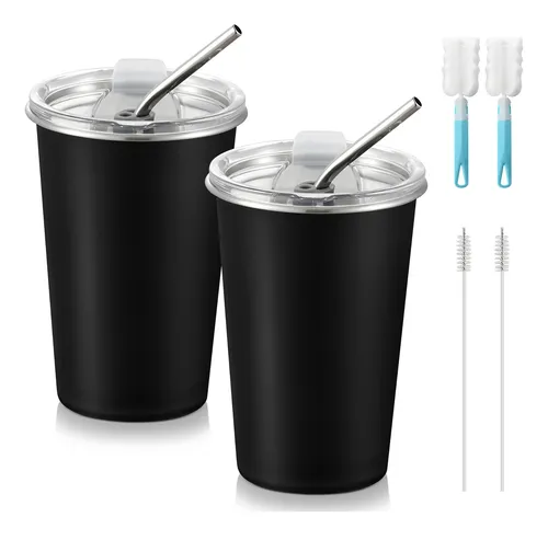 Foto 2 pulgar | Vaso Térmico Xtellar 500 ml 2 Piezas + Accesorios