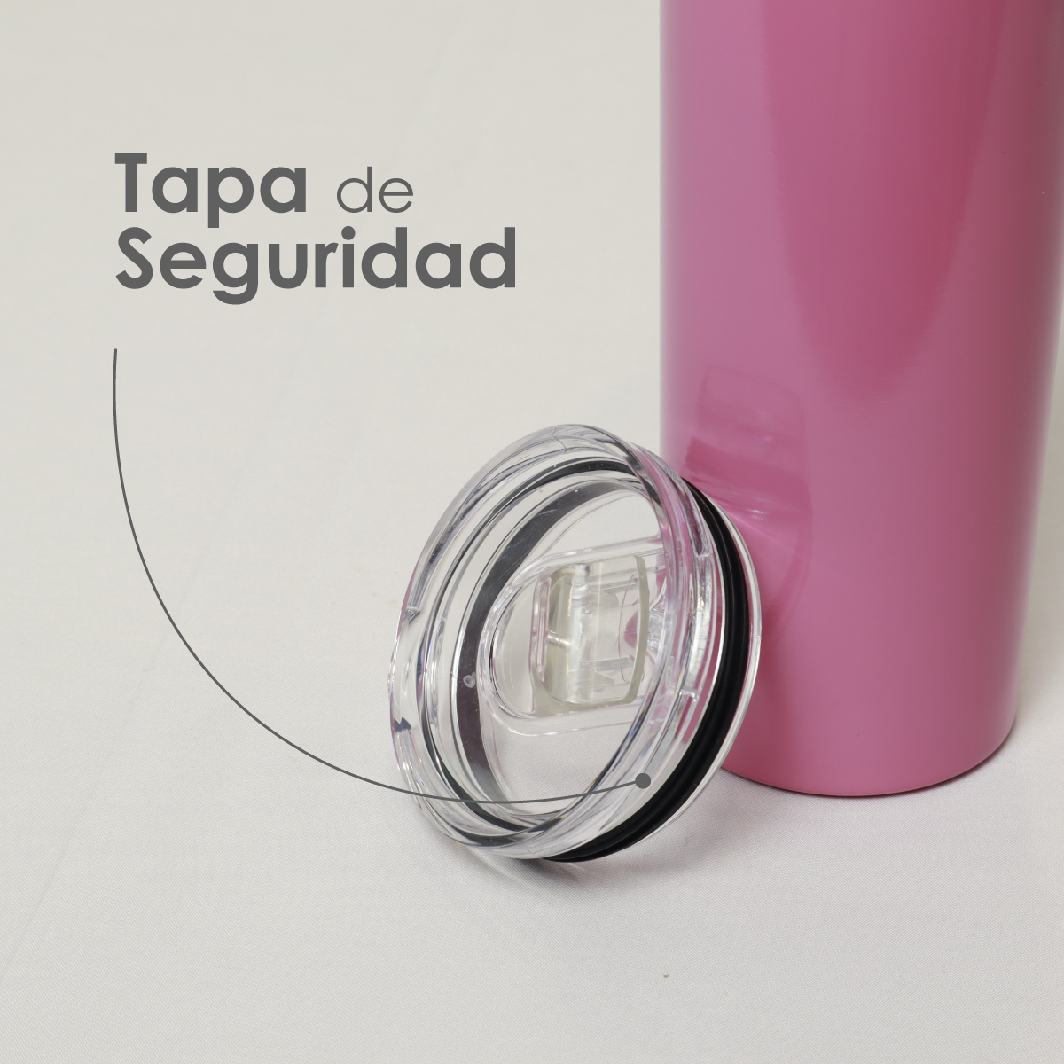 Foto 6 | Ilios Innova | Set De 12 Vasos Térmicos 20 Oz  Color Cereza  Con Tapa Y Popote. Perfectos Para Bebidas Frías O Calien