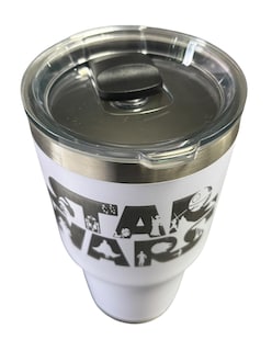 Foto 2 | Termo De Acero Inoxidable Color Blanco Star Wars 30 Oz