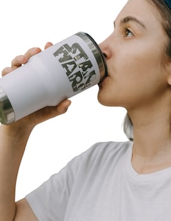 Foto 3 | Termo De Acero Inoxidable Color Blanco Star Wars 30 Oz