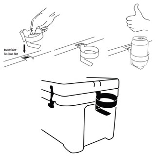Foto 4 | Soporte Para Bebidas Yeti Tundra Para Todos Los Modelos De Enfriadores Duros - Venta Internacional.
