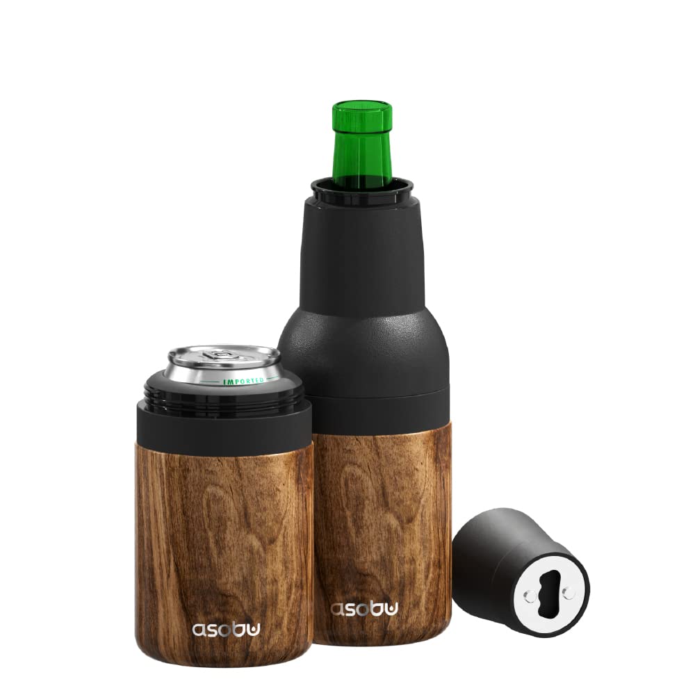 Foto 3 pulgar | Soporte Para Cerveza Asobu Frosty 2 Go De Acero Inoxidable Con Aislamiento Al Vacío - Venta Internacional.