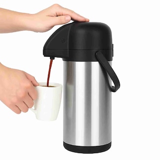 Foto 1 | Termo Dispensador Térmico Dolcetti 1.9l De Acero Inoxidable Con Asa Y Botón