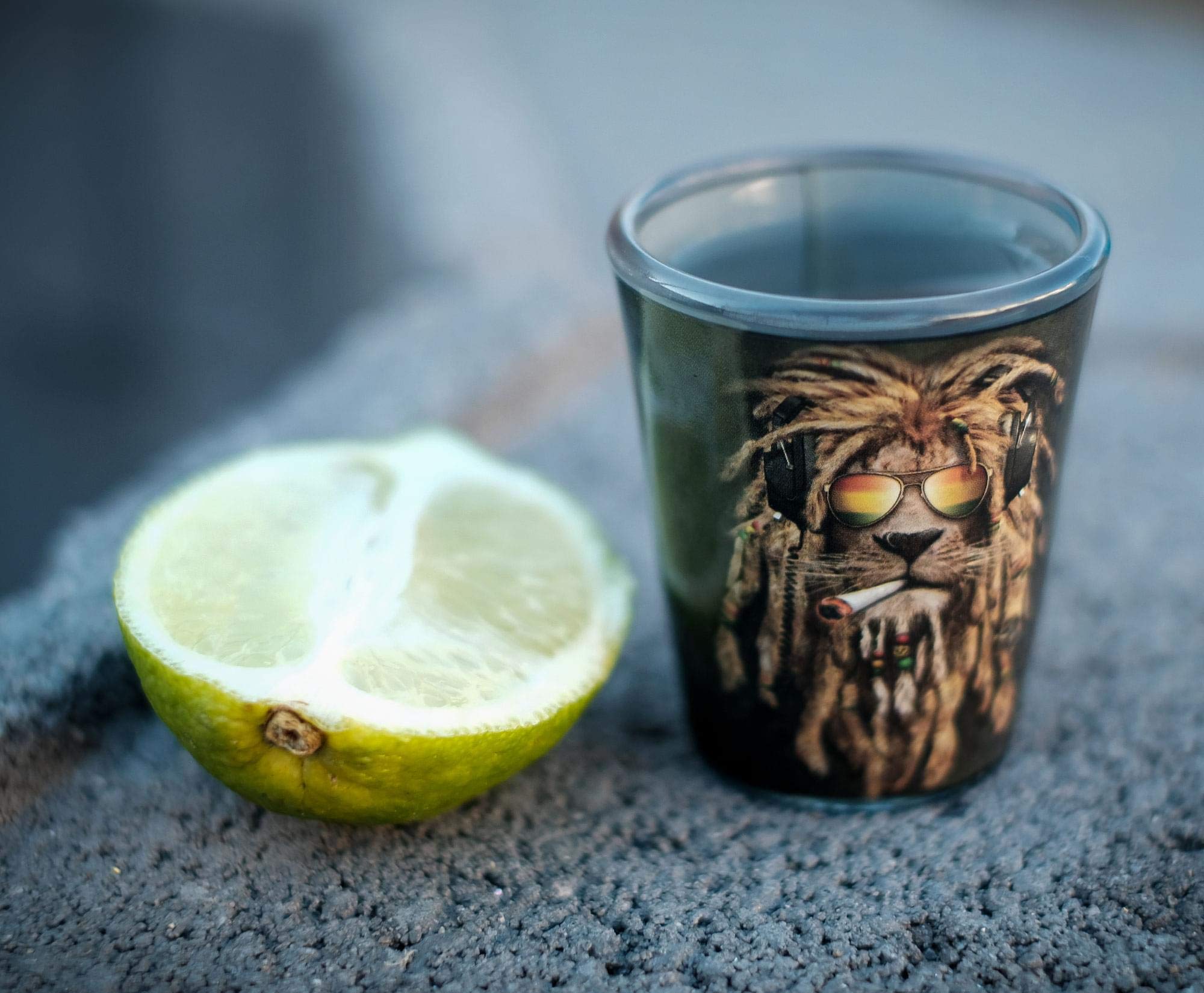 Foto 7 pulgar | Vaso De Chupito Just Funky Reggae Lion 60 Ml - Venta Internacional.