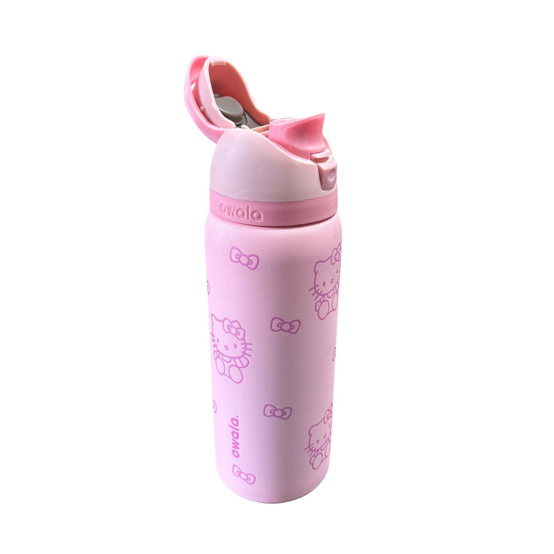 Foto 4 pulgar | Termo Owala De Acero Inoxidable Freesip Con Tapa Rosca Color Rosa  Hello Kitty  Capacidad 945 Mililitros