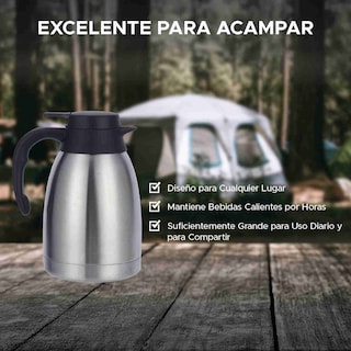 Foto 7 | Jarra Térmica Dolcetti Carafe 2 L De Acero Inoxidable Con Botón Dispensador