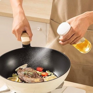 Foto 5 | Botella Dispensadora De Aceite 200ml – Pulverizador De Vidrio Para Cocina En Color Negro