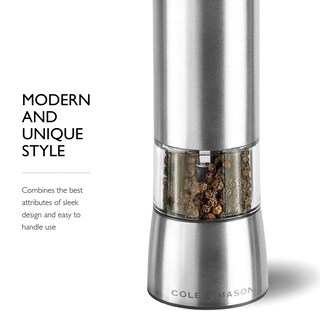 Foto 6 | Molinillo De Pimienta Eléctrico Cole & Mason Hampstead Stainless - Venta Internacional.