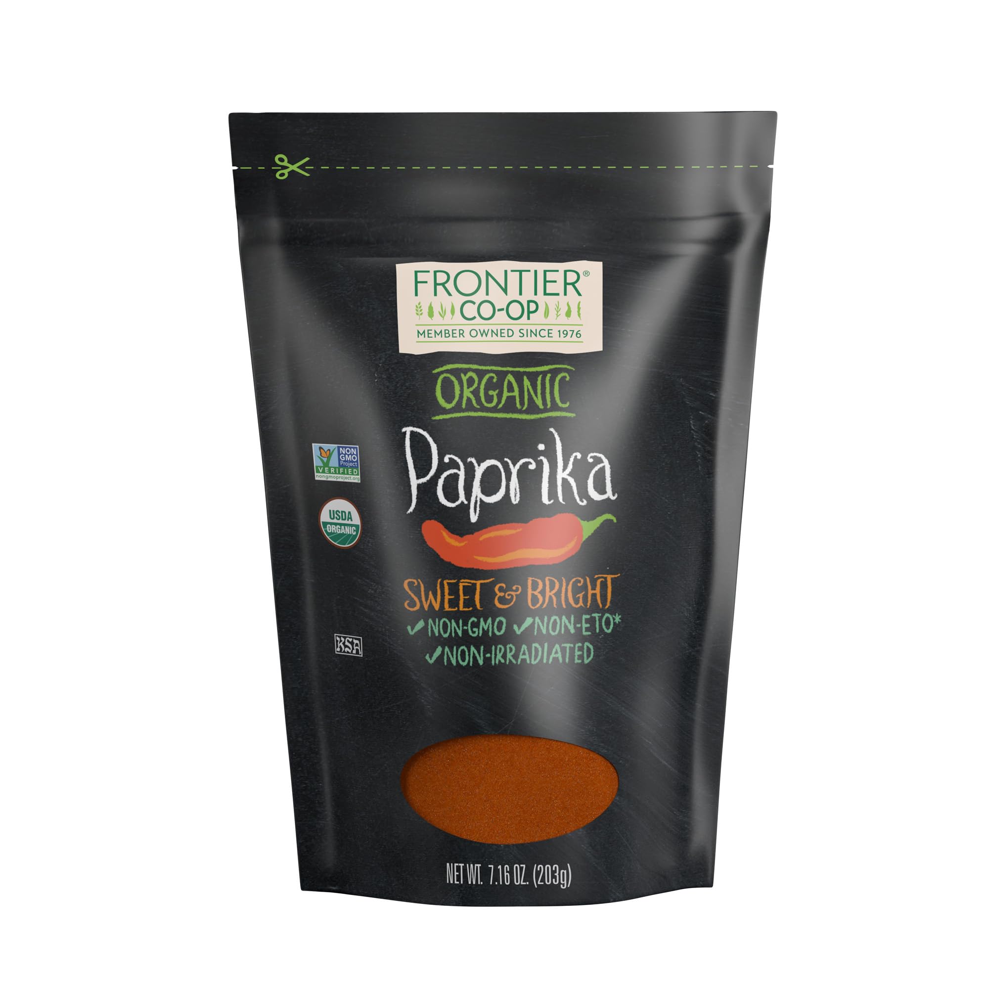 Foto 1 | Bolsa Vertical Paprika Frontier Co-op  Molida  Orgánica  200 Ml - Venta Internacional.