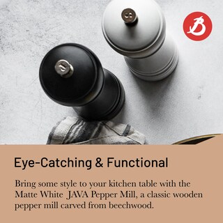 Foto 3 | Pepper Mill De Buyer Java Acero Inoxidable Blanco Mate 21 Cm - Venta Internacional.