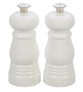 Foto 1 | Set De Molinillos De Sal Y Pimienta Le Creuset Petite White, 5 X 2 Cm - Venta Internacional.