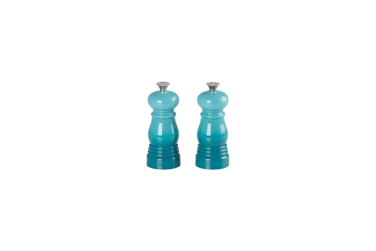 Foto 2 pulgar | Set De Molinillos De Sal Y Pimienta Le Creuset Petite Caribbean De 5 X 2 Cm - Venta Internacional.