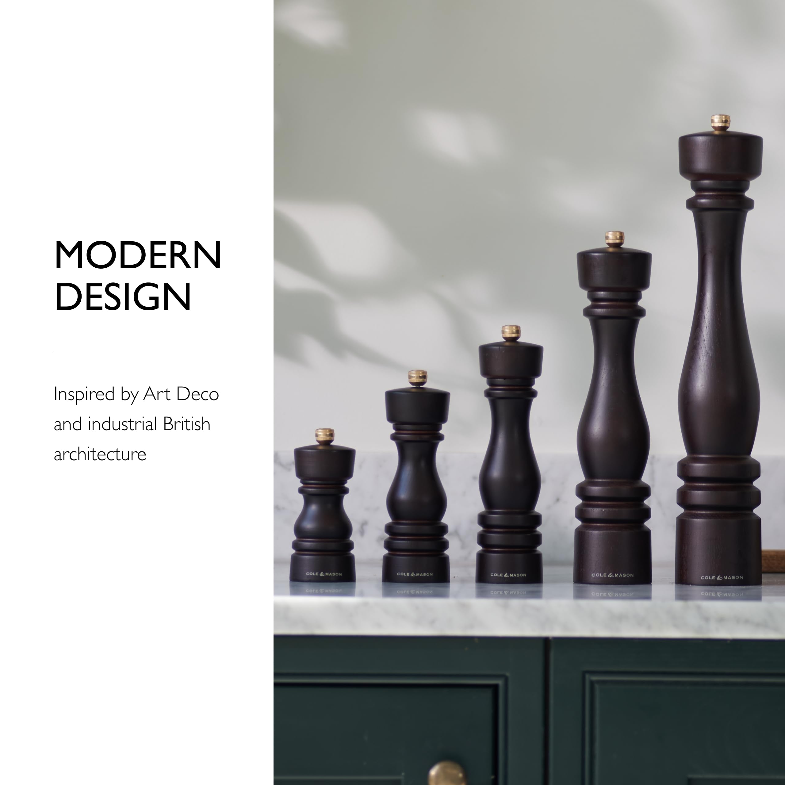 Foto 7 pulgar | Set De Molinillos De Especias Cole & Mason London, Rellenables Con Sal Y Pimienta - Venta Internacional.