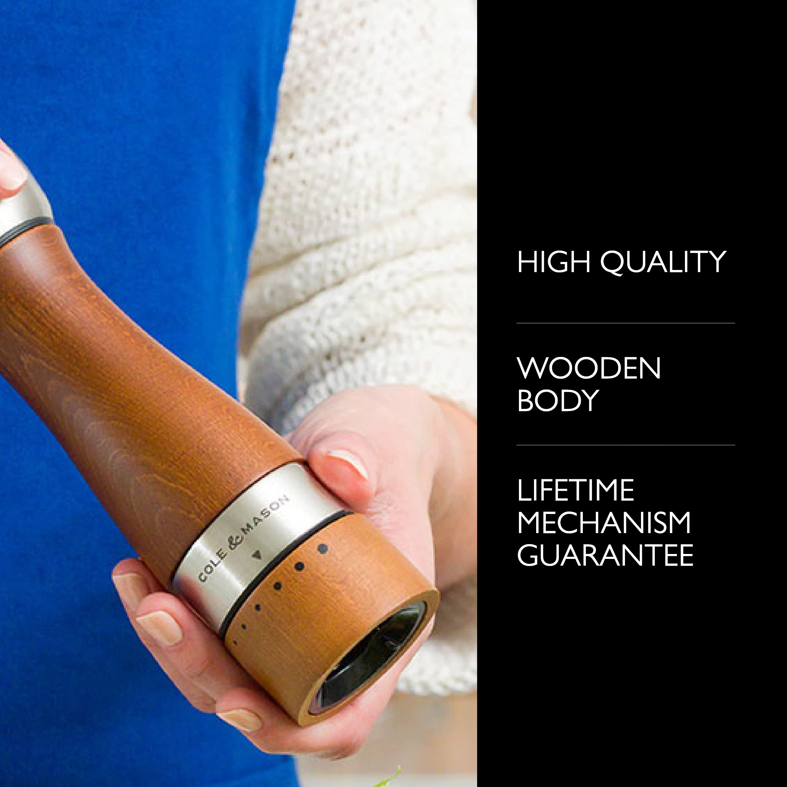 Foto 2 | Set De Molinillos De Sal Y Pimienta Cole & Mason Oldbury Wood - Venta Internacional.