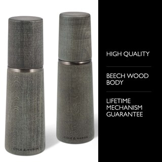 Foto 2 | Set De Molinillo De Madera Cole & Mason Marlow Para Sal Y Pimienta - Venta Internacional.