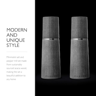 Foto 6 | Set De Molinillo De Madera Cole & Mason Marlow Para Sal Y Pimienta - Venta Internacional.