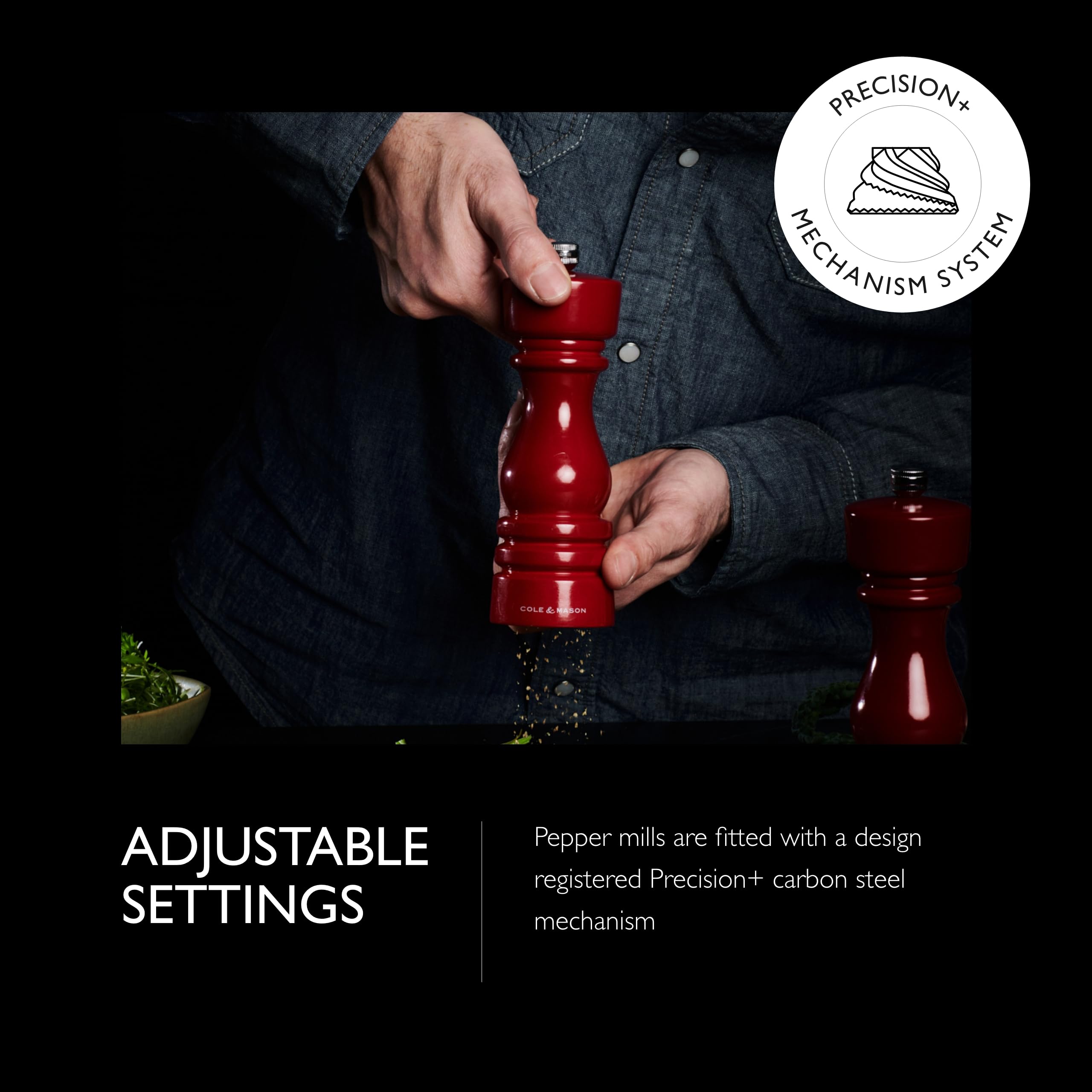 Foto 4 pulgar | Set De Molinillos De Especias Cole & Mason London, Rellenables Con Sal Y Pimienta - Venta Internacional.