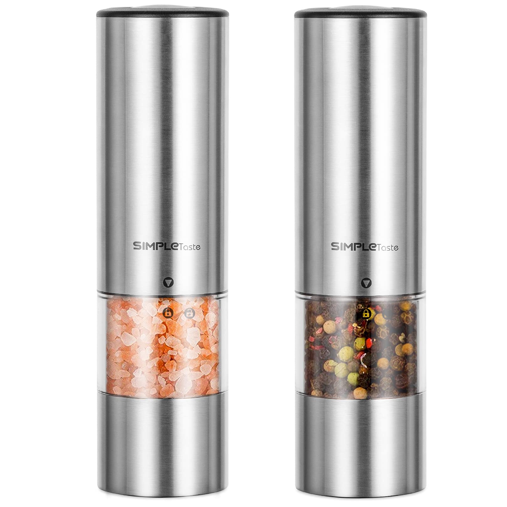 Foto 1 | Set De Molinillos Eléctricos De Sal Y Pimienta Simpletaste - Venta Internacional.
