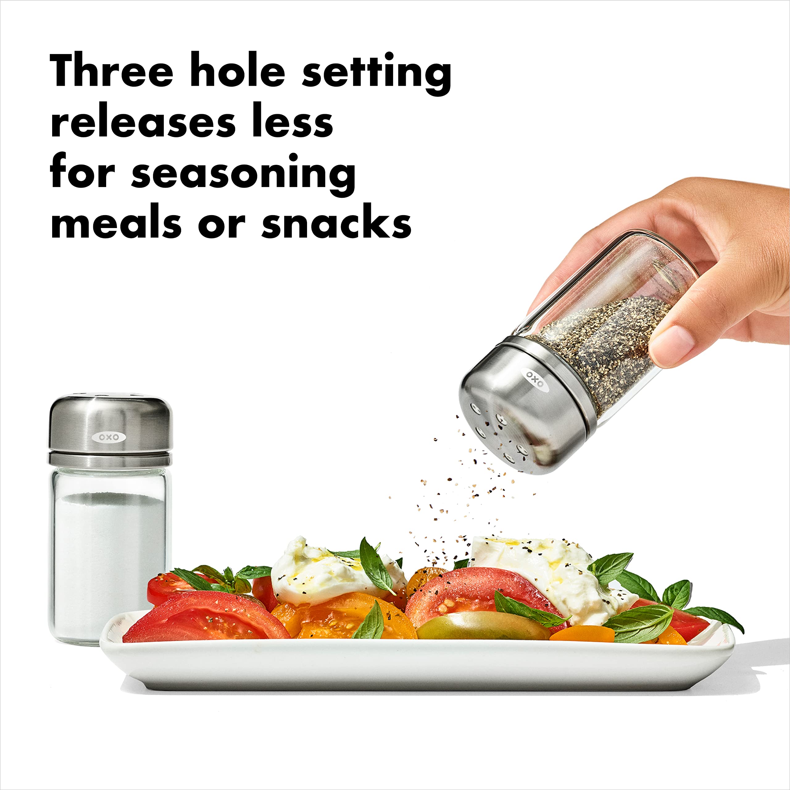 Foto 6 pulgar | Set De Saleros Y Pimenteros Oxo Good Grips De Cristal Transparente De 100 Ml - Venta Internacional.