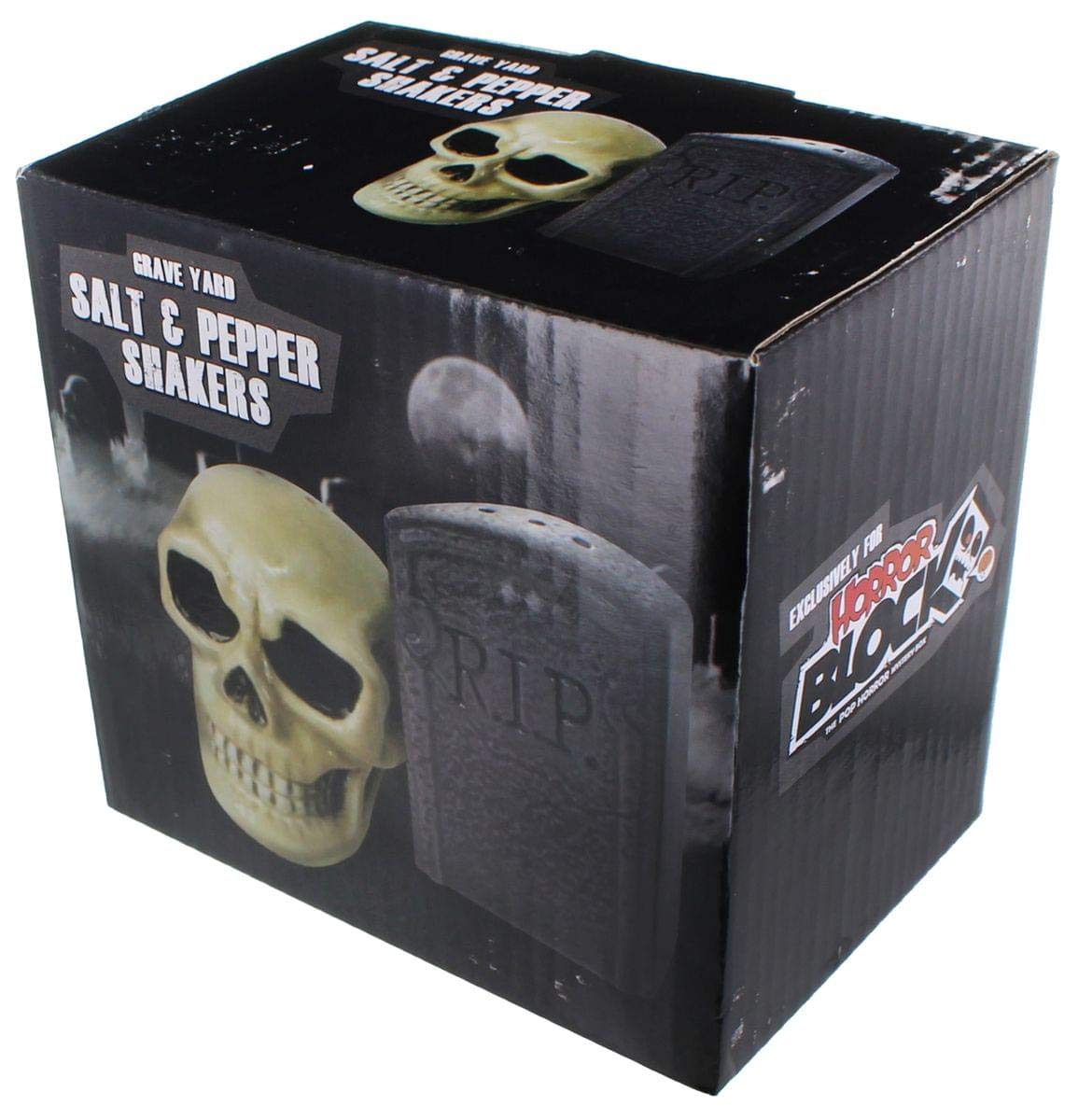 Foto 3 | Salero Y Pimentero Toynk Graveyard Skull And Tombstone - Venta Internacional.