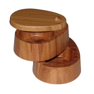 Foto 1 | Totally Bamboo Especiero Doble De Bambú Con Tapa Magnética