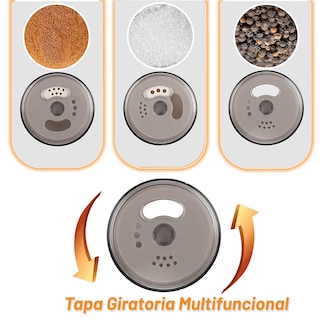 Foto 6 | Especiero Kimhi Giratorio con 6 Frascos para Cocina