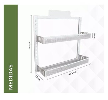 Foto 4 | Estante para Especias Belug Blanco