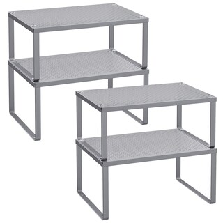 Foto 1 | Set De 4 Unidades De Spice Rack Songmics Ukcs006s01, Metal Plateado