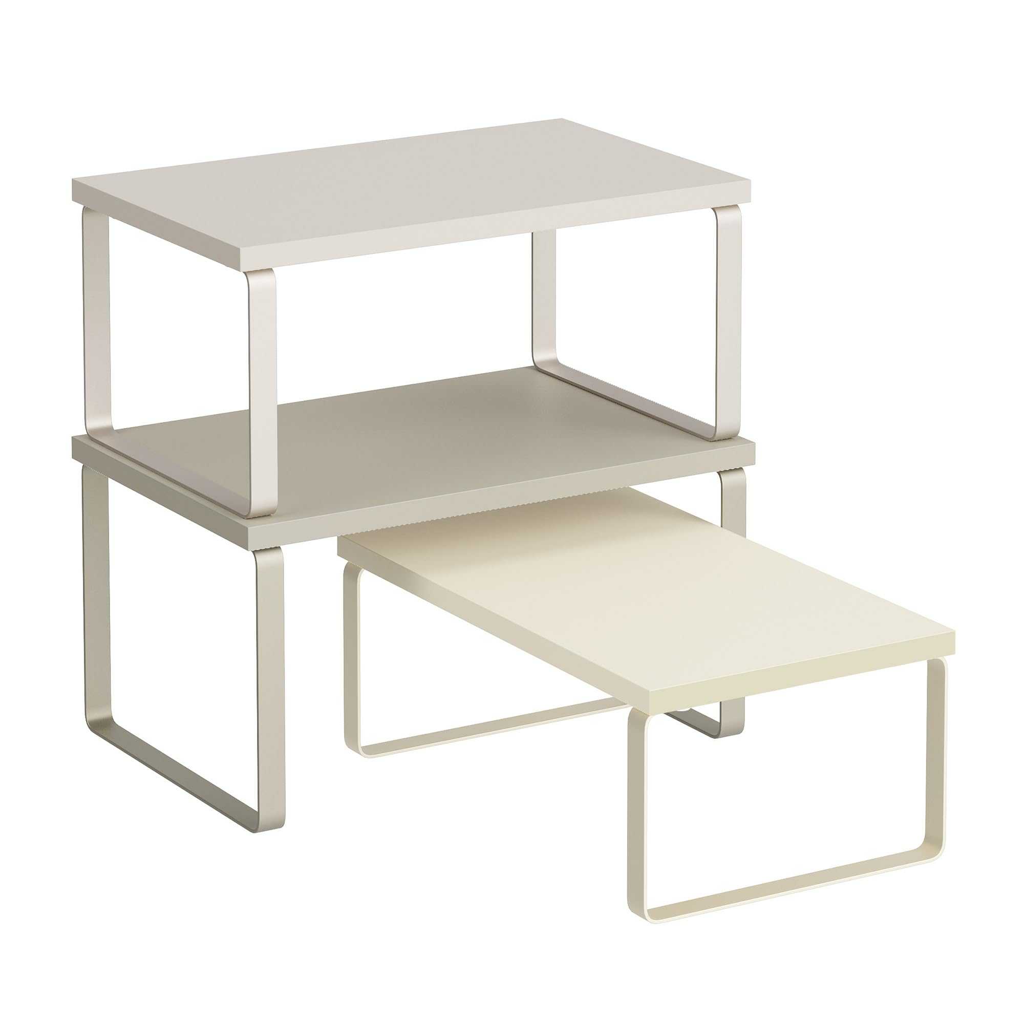 Estante Organizador De Armario Songmics Kitchen De Metal Y Bambú, Juego De 3 - Venta Internacional.