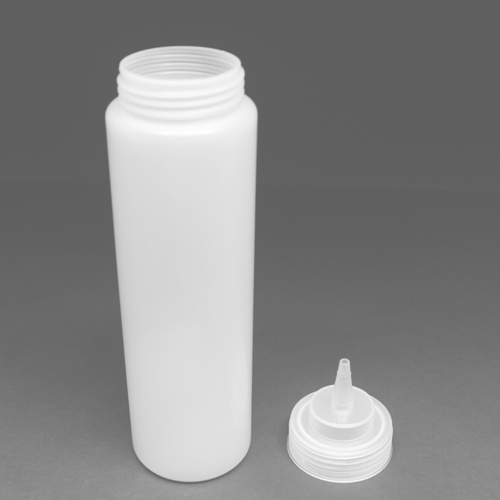 Foto 4 pulgar | Set 3 Dispensadores Botellas De Aderezos Apachurrable Vencort Color Blanco 24 Oz / 700 Ml