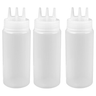 Foto 1 | 3 Botellas Dispensadores Triple Boquilla Vencort Color Blanco 16 Oz / 470 Ml