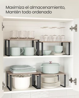 Foto 3 | Especiero De Cocina Songmics Mkcs020x02 Greige Mélange
