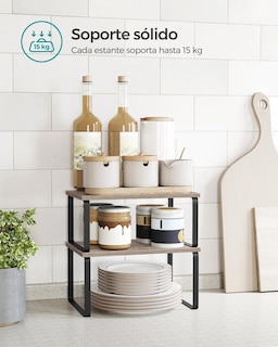 Foto 4 | Especiero De Cocina Songmics Mkcs020x02 Greige Mélange