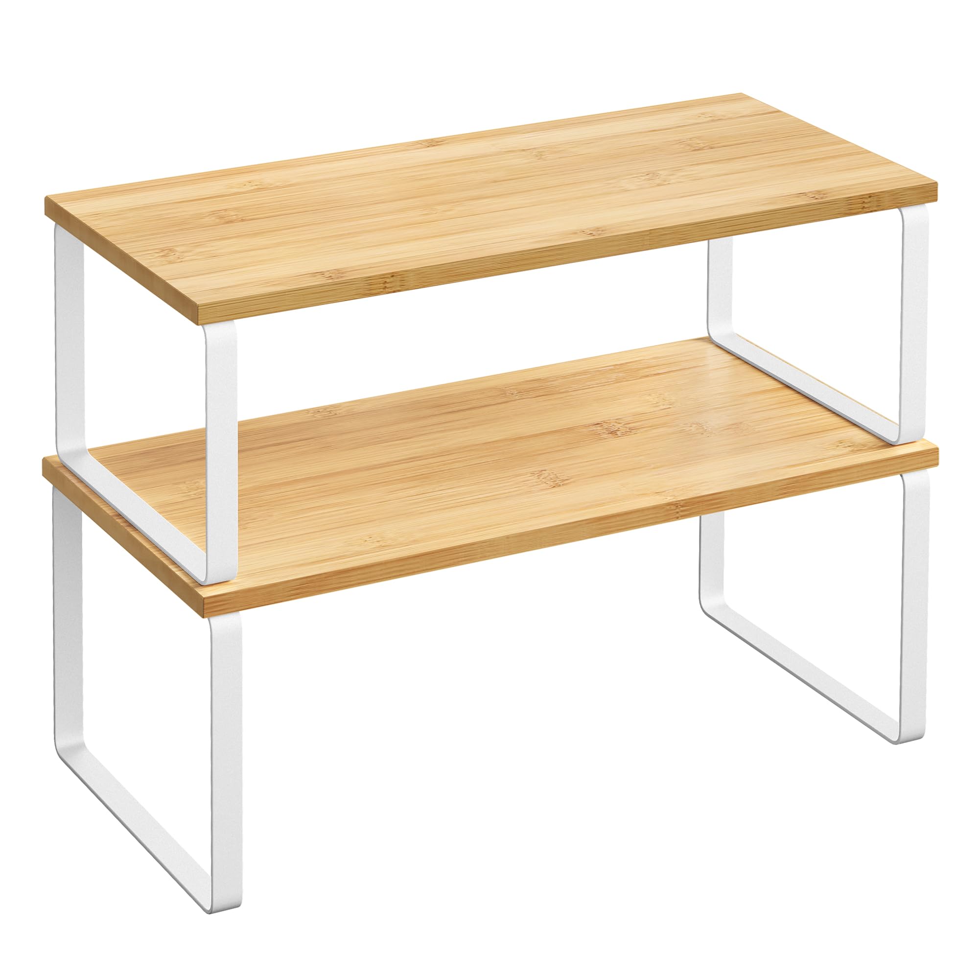 Foto 1 | Especiero De Cocina Songmics Mkcs200w01, 2 Niveles, Blanco/beige