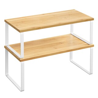 Foto 1 | Especiero De Cocina Songmics Mkcs200w01, 2 Niveles, Blanco/beige