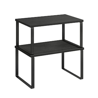 Foto 1 | Estante para Especias de Cocina Songmics 2 Niveles Negro, Juego De 2