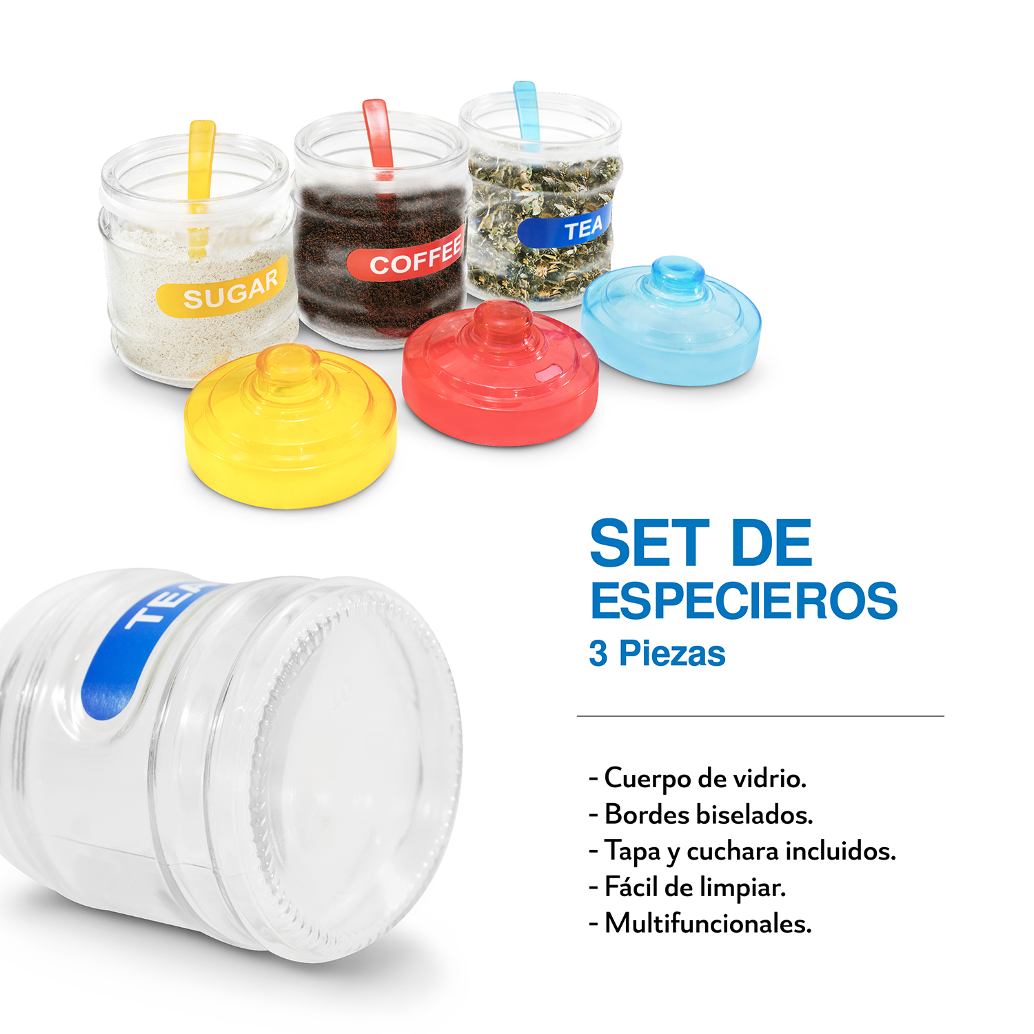 Foto 3 | Set De Especieros